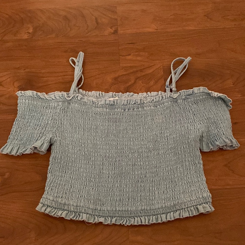 Size medium, off the shoulder top, never worn